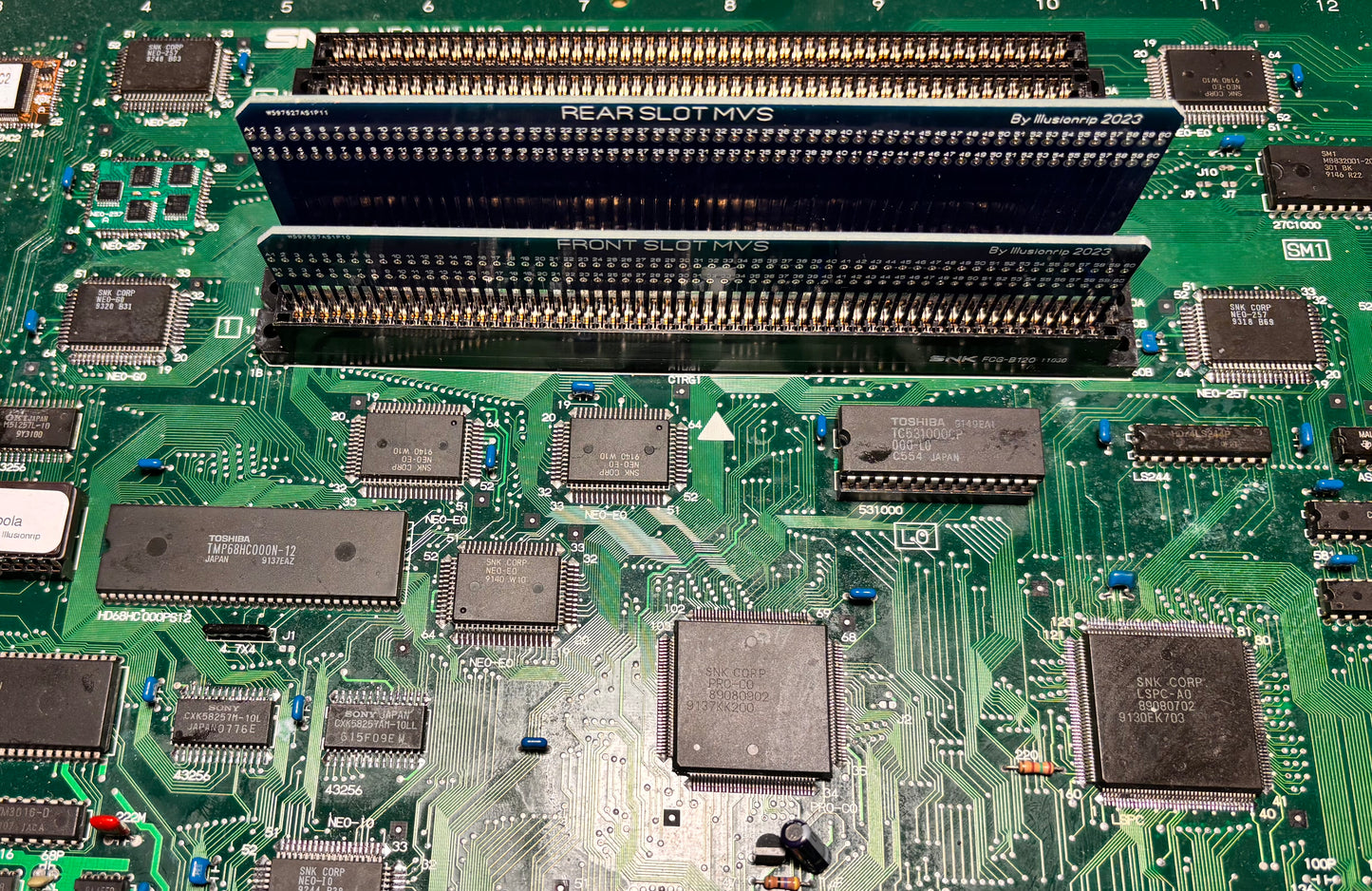 🔧 Neo Geo MVS Cartridge Slot Diagnostic PCB